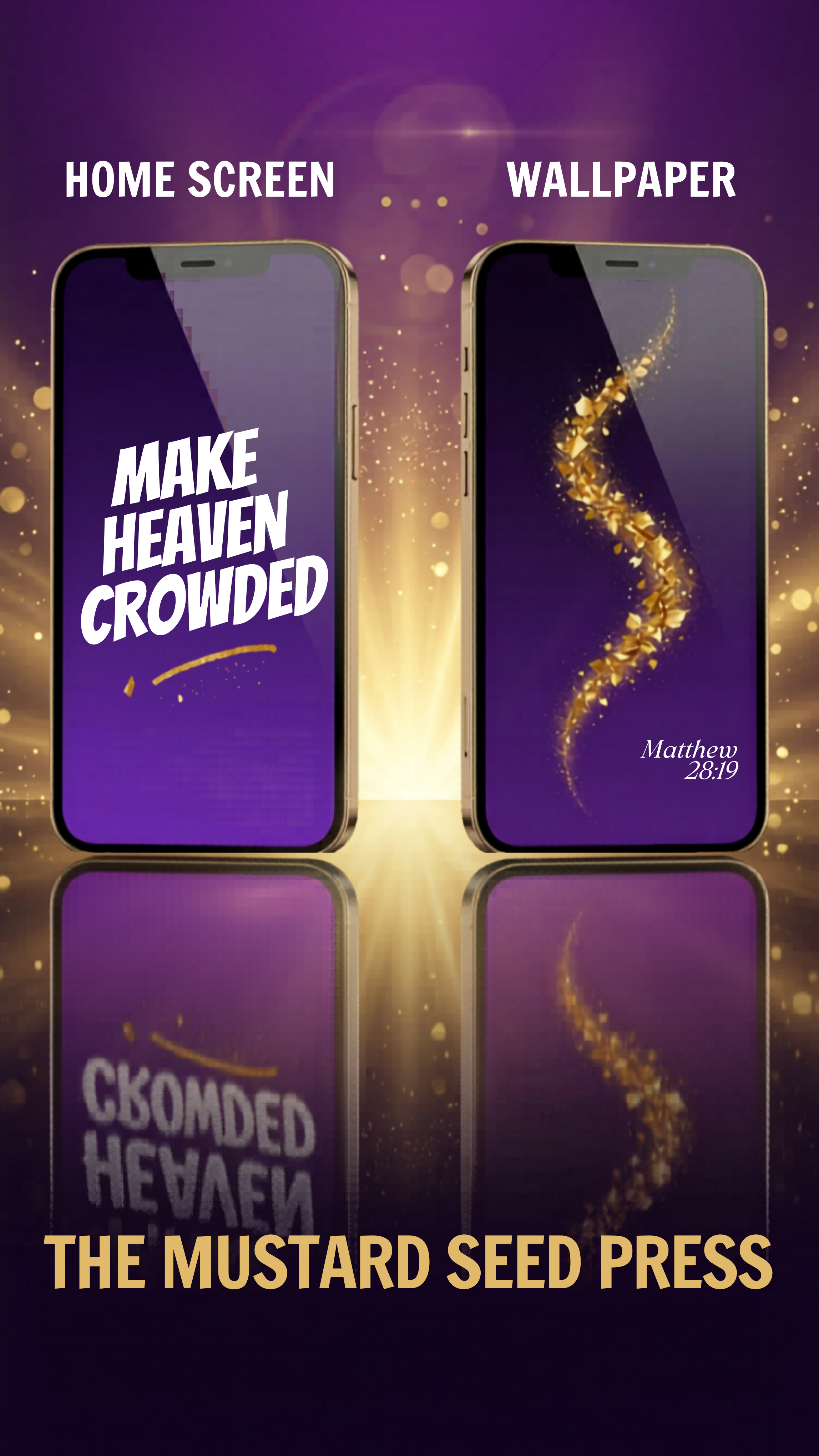 Make Heaven Crowded | iPhone Home Screen & Wallpaper 💜